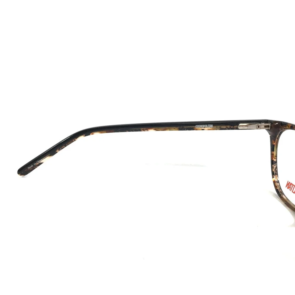 Cosmopolitan Eyeglasses Frames FAITH BRN DEMI Brown Demi Cat Eye 52-16-140